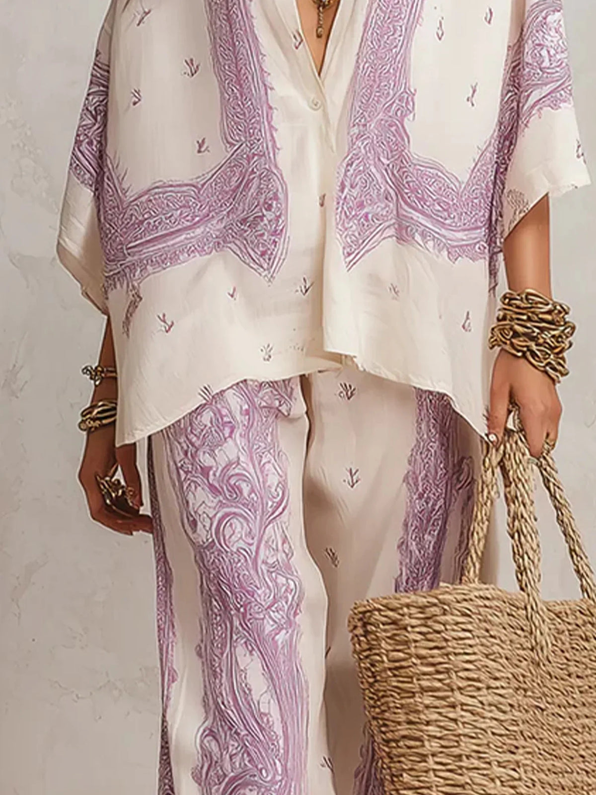 Conjunto Estampado Paisley Amara
