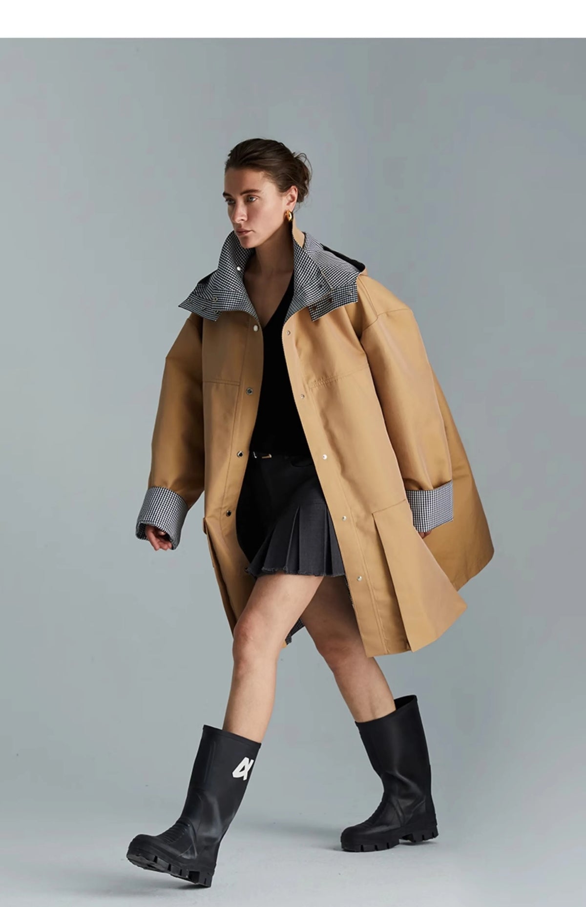 Gabardina Savoy de patchwork