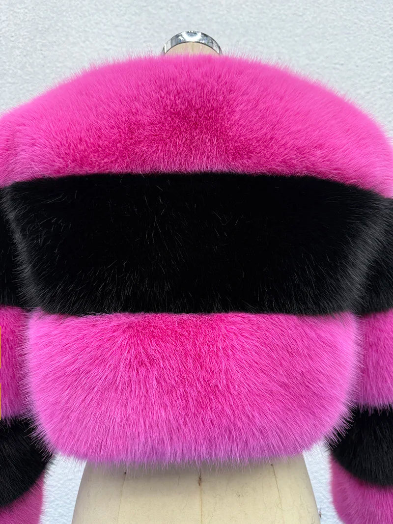 Chaqueta Vellora de piel sintética esponjosa