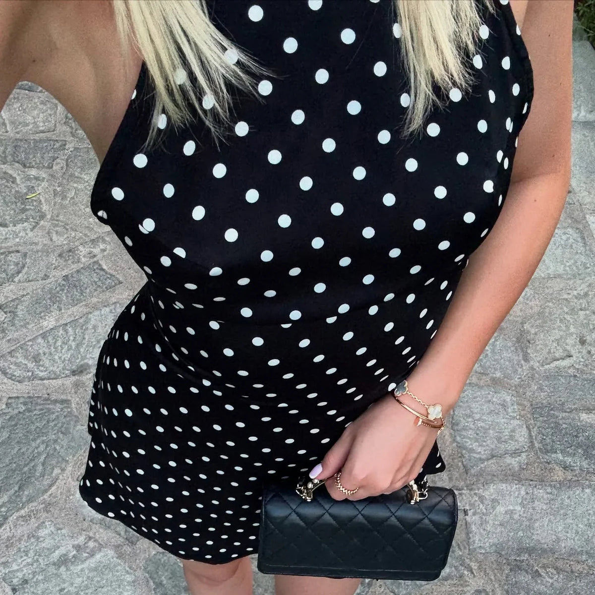 Vestido Halter de Lunares Valerie