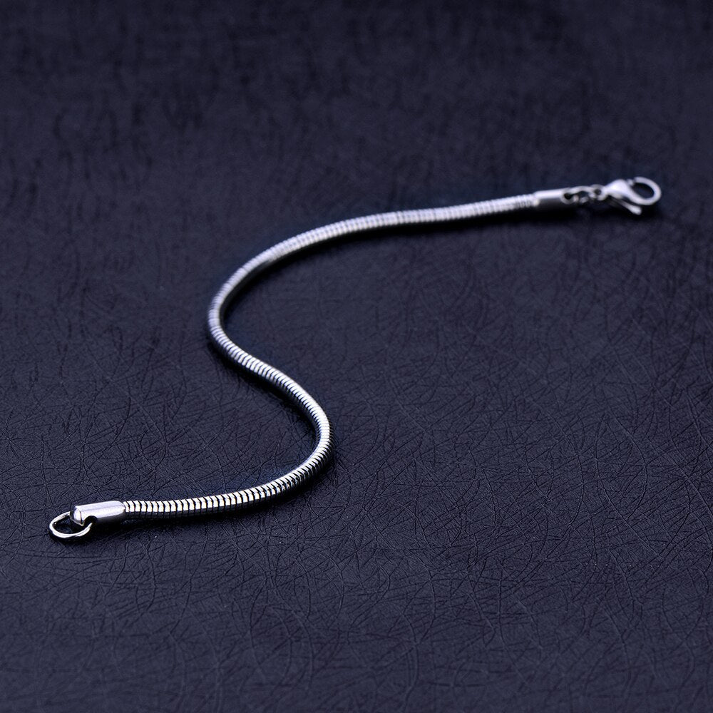 Pulsera Snake de acero inoxidable para hombre