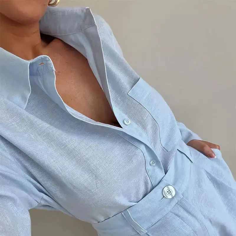 Conjunto de Verano Manga Larga Clara