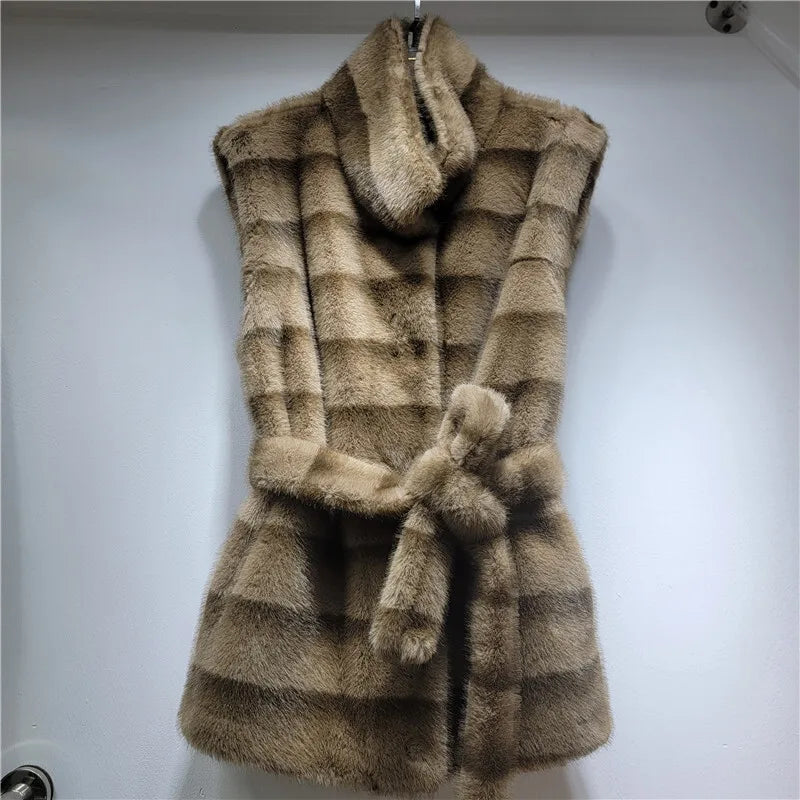 Chaleco Virelle Luxe de piel sintética