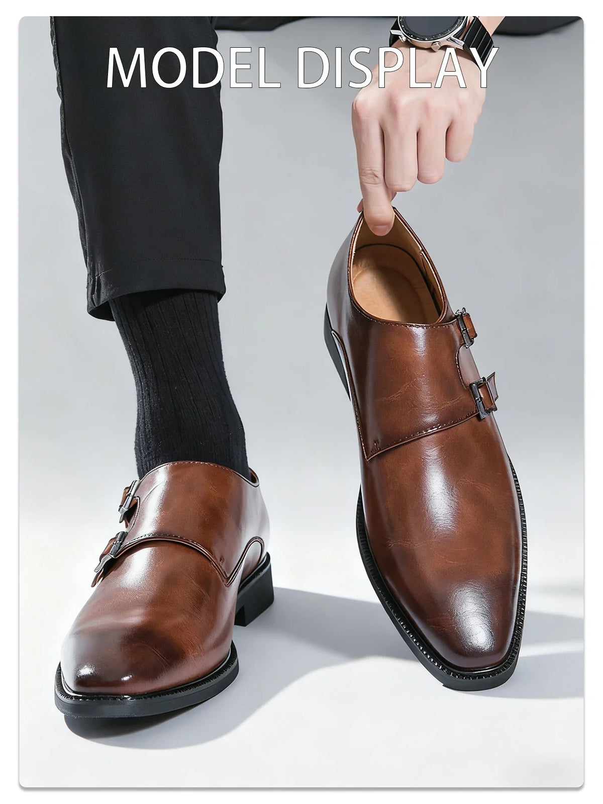 Zapatos Montclair estilo monk