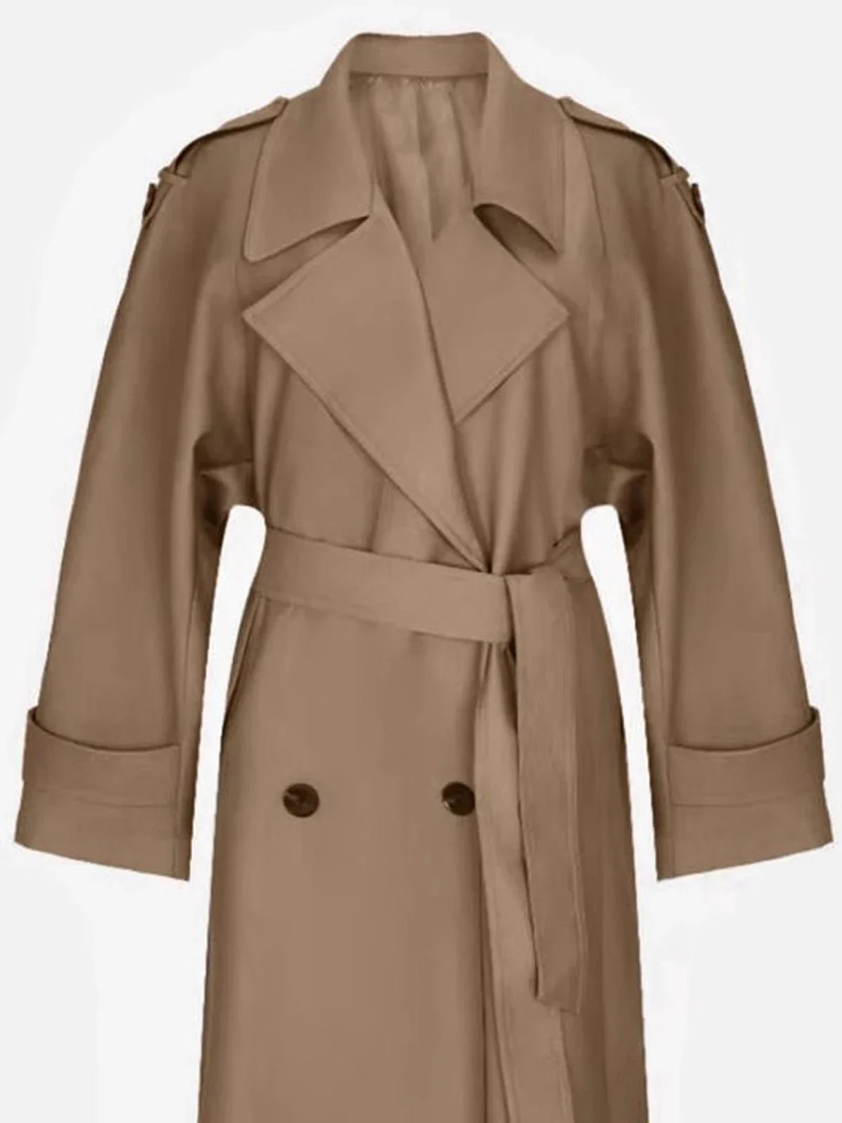 Gabardina larga cruzada Sophia