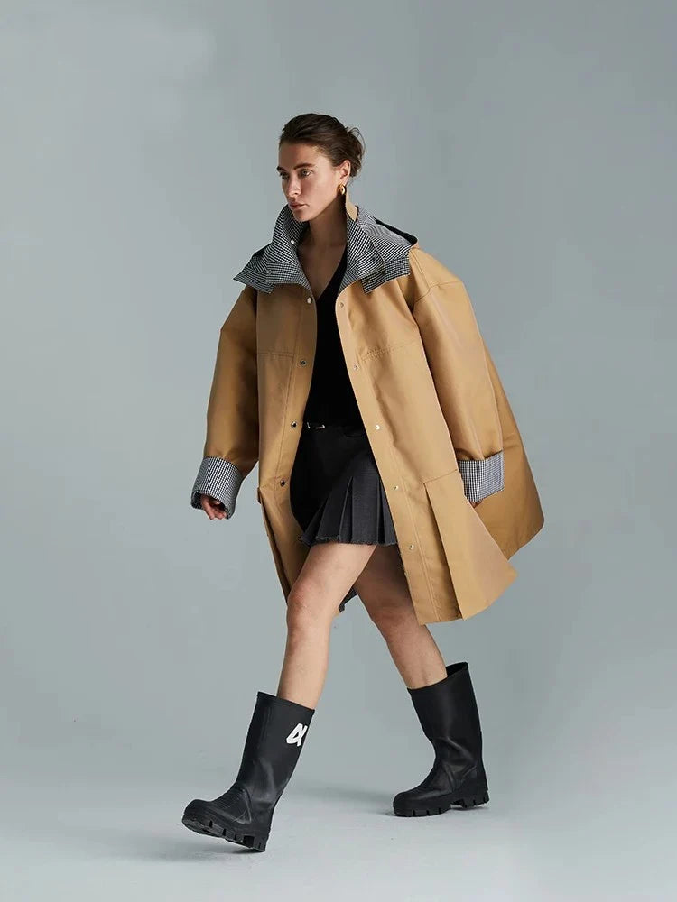 Gabardina Savoy de patchwork