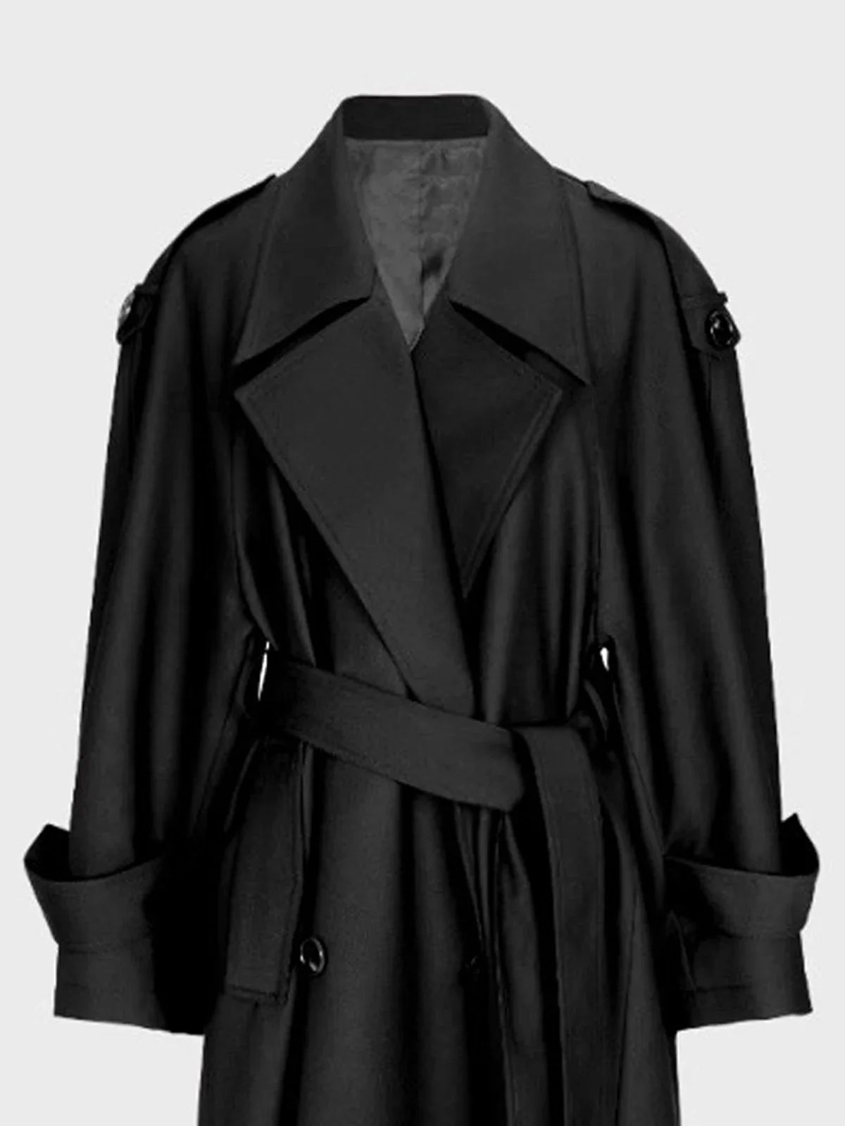 Gabardina larga cruzada Sophia