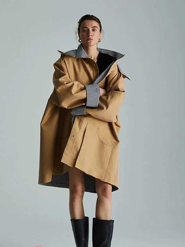 Gabardina Savoy de patchwork