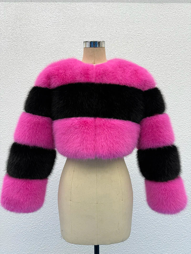 Chaqueta Vellora de piel sintética esponjosa