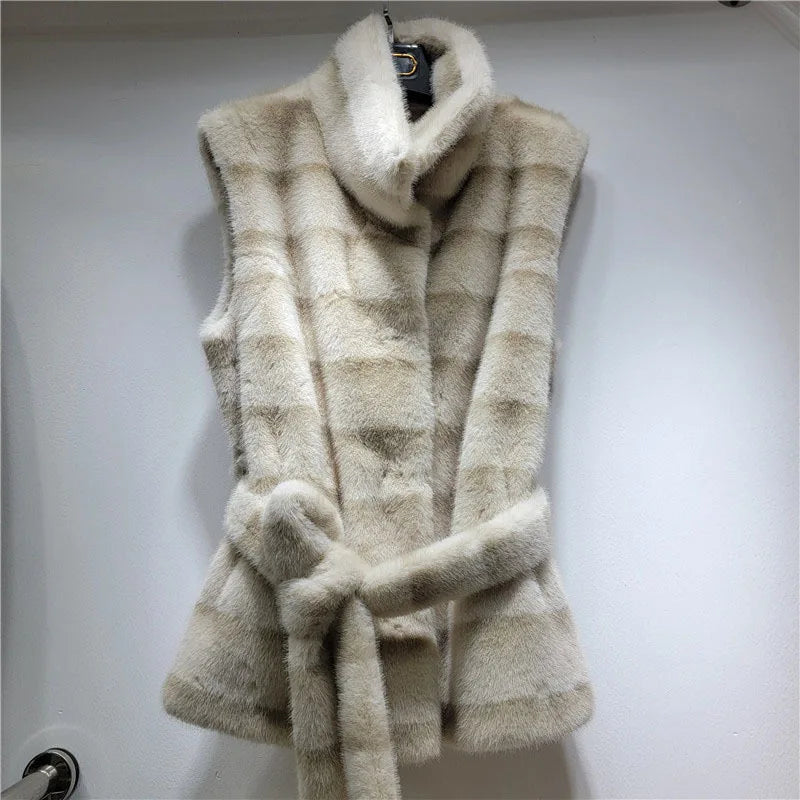 Chaleco Virelle Luxe de piel sintética