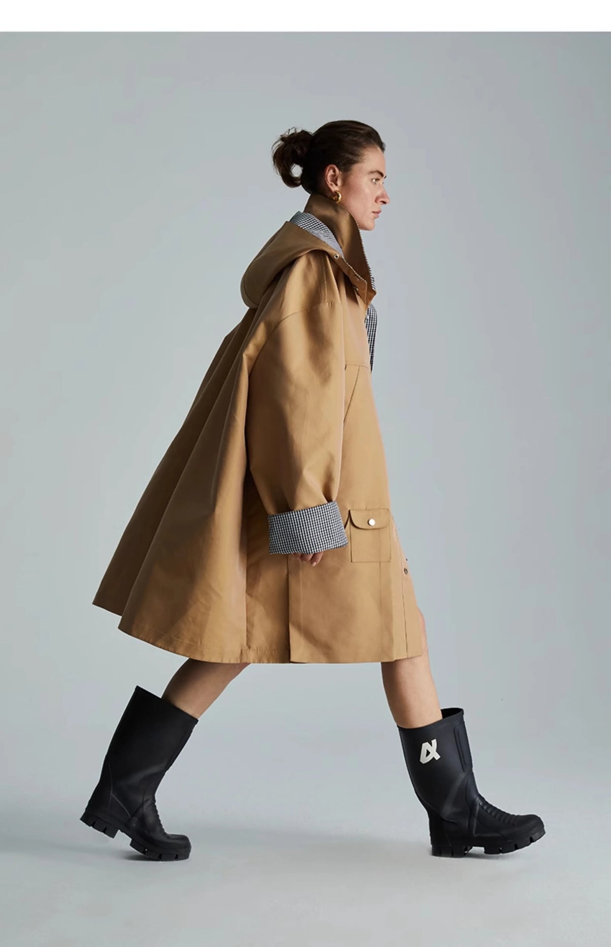 Gabardina Savoy de patchwork