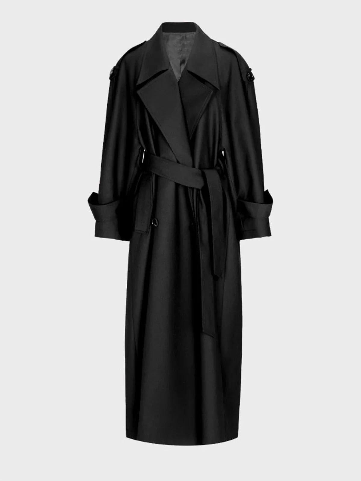 Gabardina larga cruzada Sophia