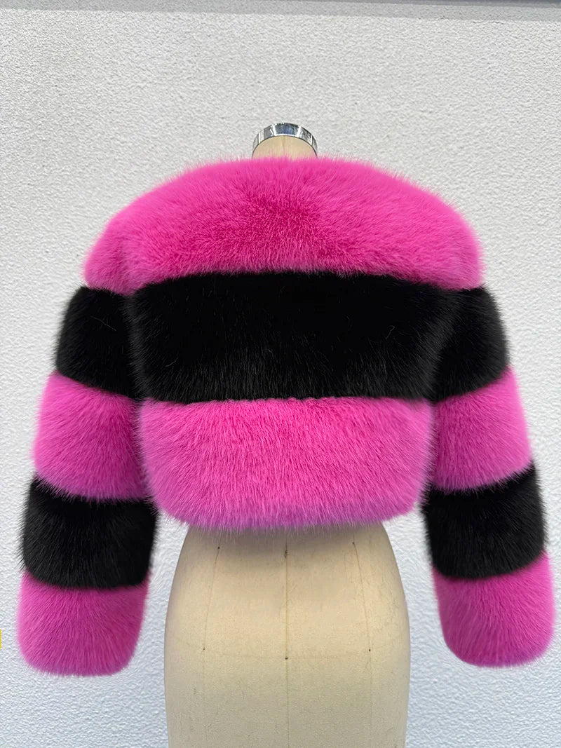 Chaqueta Vellora de piel sintética esponjosa