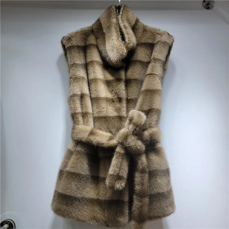 Chaleco Virelle Luxe de piel sintética