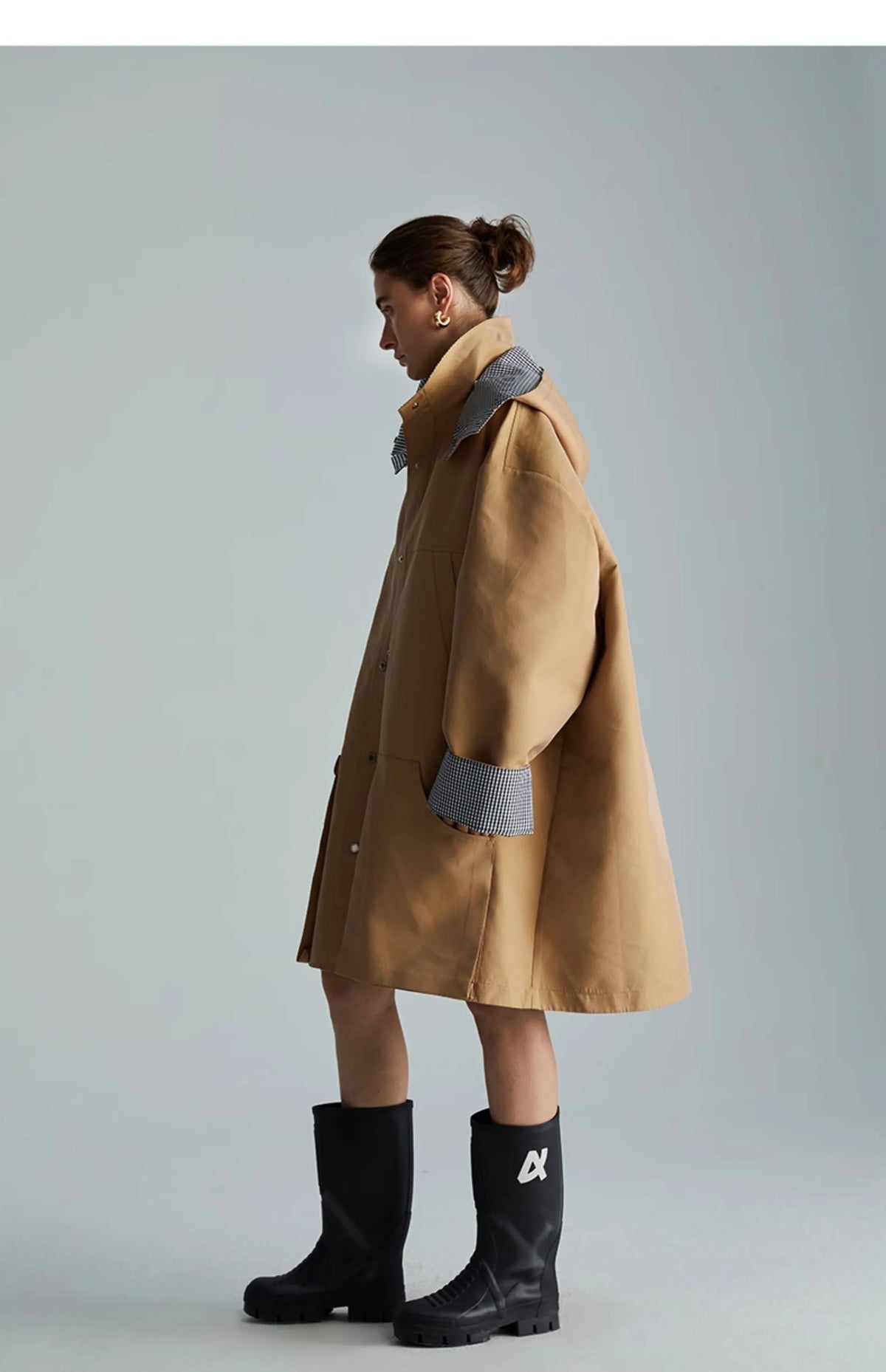 Gabardina Savoy de patchwork