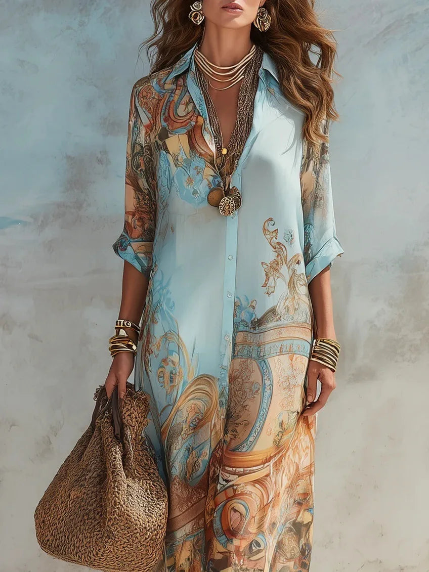Vestido Camisero Boho Camille