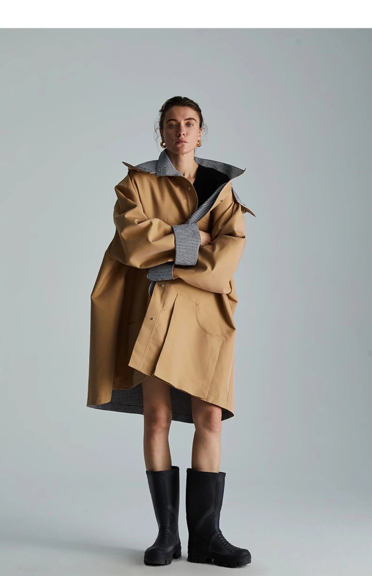 Gabardina Savoy de patchwork