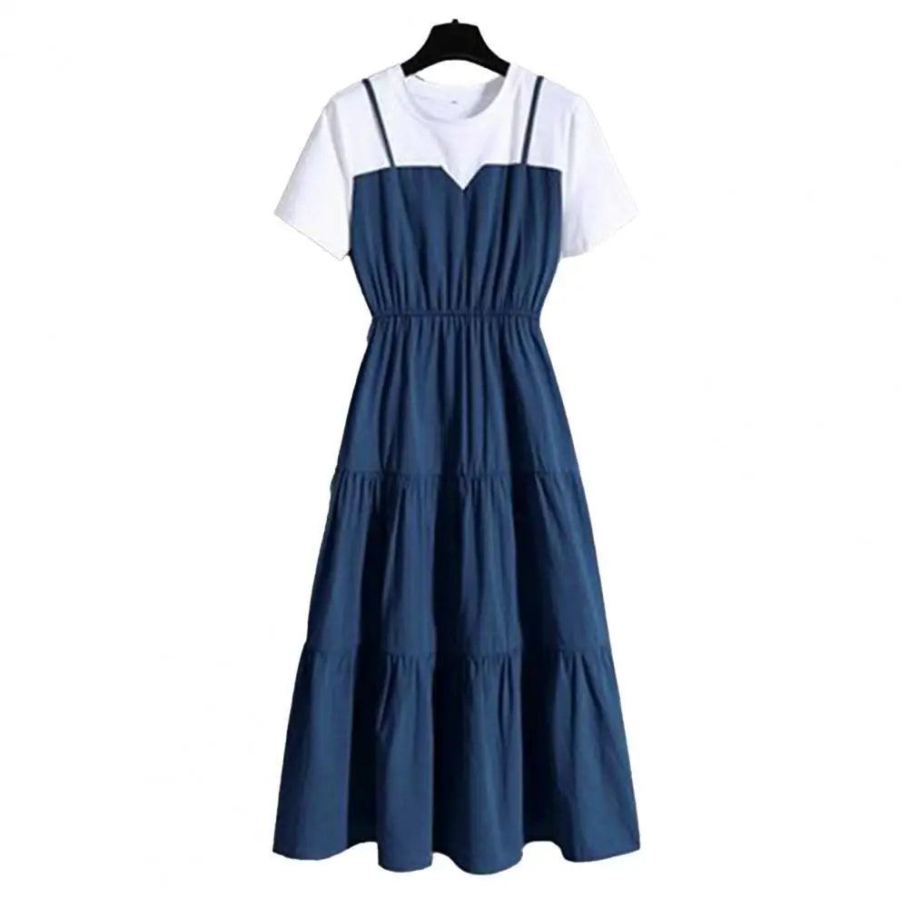 Vestido de Verano con Lazo en la Cintura Isla