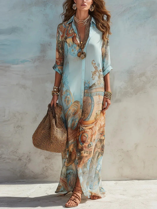 Vestido Camisero Boho Camille