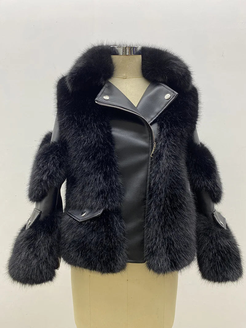 Chaqueta Maribel de piel sintética
