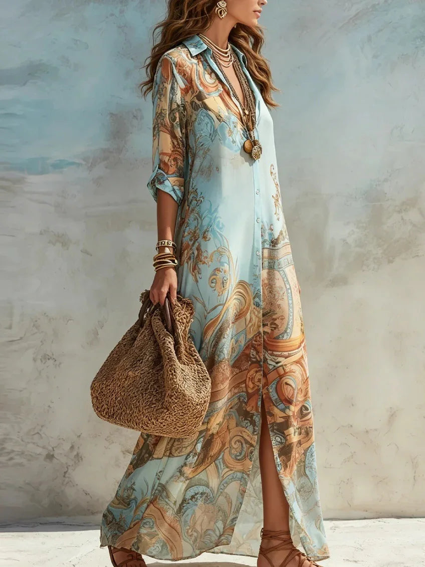 Vestido Camisero Boho Camille