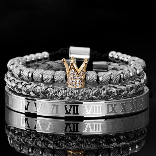 Pulsera Royal de acero inoxidable para hombre