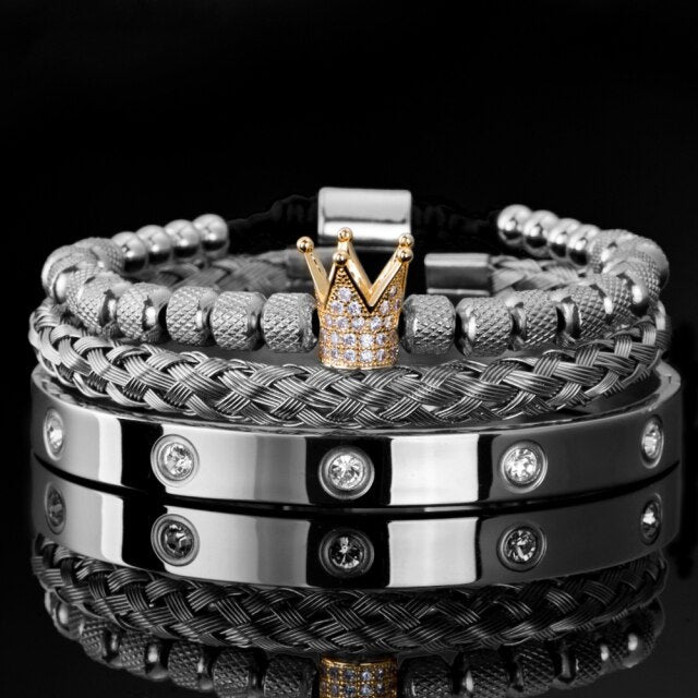 Pulsera Royal de acero inoxidable para hombre