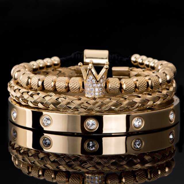 Pulsera Royal de acero inoxidable para hombre