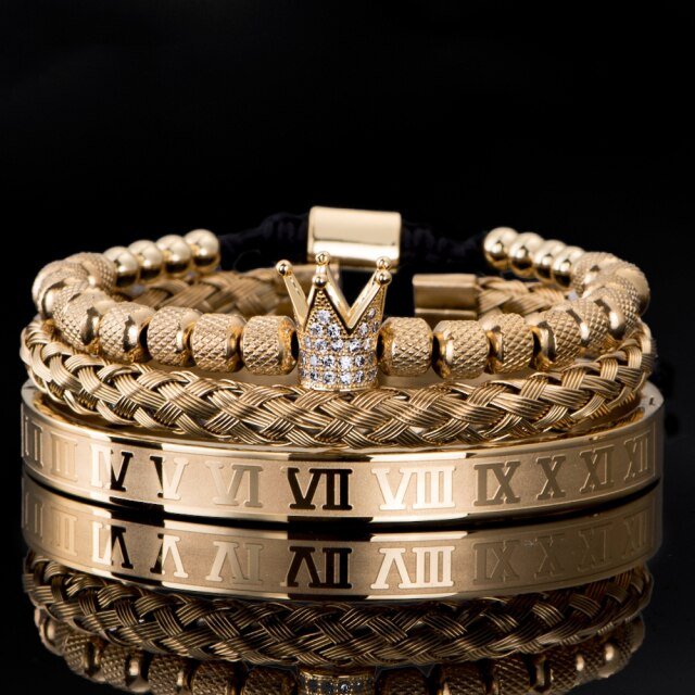 Pulsera Royal de acero inoxidable para hombre