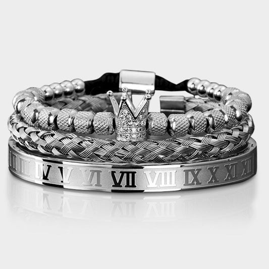 Pulsera Royal de acero inoxidable para hombre